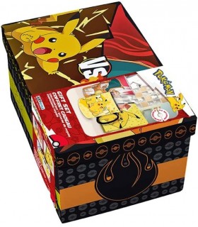 Caja Regalo Pokémon Charizard Vs Pikachu Taza Térmica Cerámica 460 mls + Cuaderno Pikachu + Vaso Cristal 400 mls