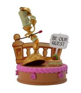Figura Lumière La Bella y la Bestia Disney Princess Be Our Guest Diorama 14 cms