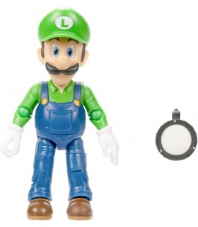 Figura Luigi Super Mario Bros La Película Articulada 13 cms