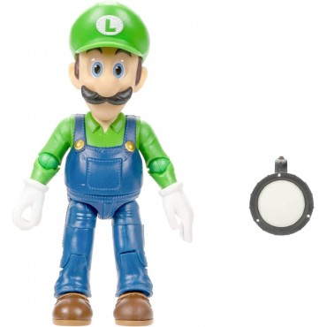 Figura Luigi Super Mario Bros La Película Articulada 13 cms