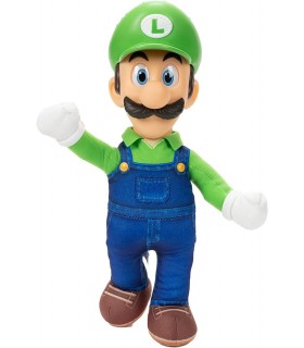 Peluche Luigi Super Mario Bros La Película Articulado 35 cms