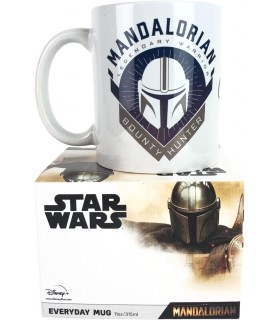 Taza Cazarrecompensas The Mandalorian Star Wars Cerámica 315 mls