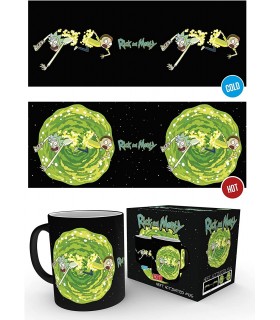 Taza Rick & Morty Cambia Con El Calor Cerámia 320 mls 