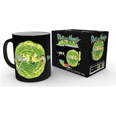 Taza Rick & Morty Cambia Con El Calor Cerámia 320 mls 