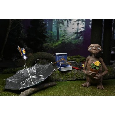 Figura E.T. Deluxe con Pecho Iluminación LED 40 Aniversario Articulada 12 cms