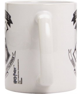Taza Hogwarts Escudo Negro Harry Potter Cerámica 315 mls