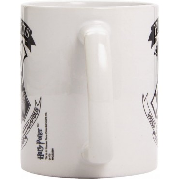 Taza Hogwarts Escudo Negro Harry Potter Cerámica 315 mls