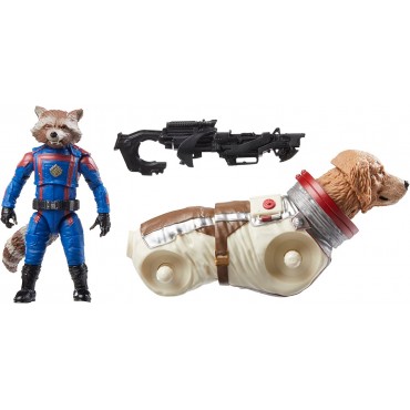 Figura Rocket Raccoon Guardianes de la Galaxia Vol. 3 Marvel Legends Articulada 15 cms