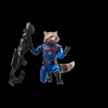 Figura Rocket Raccoon Guardianes de la Galaxia Vol. 3 Marvel Legends Articulada 15 cms