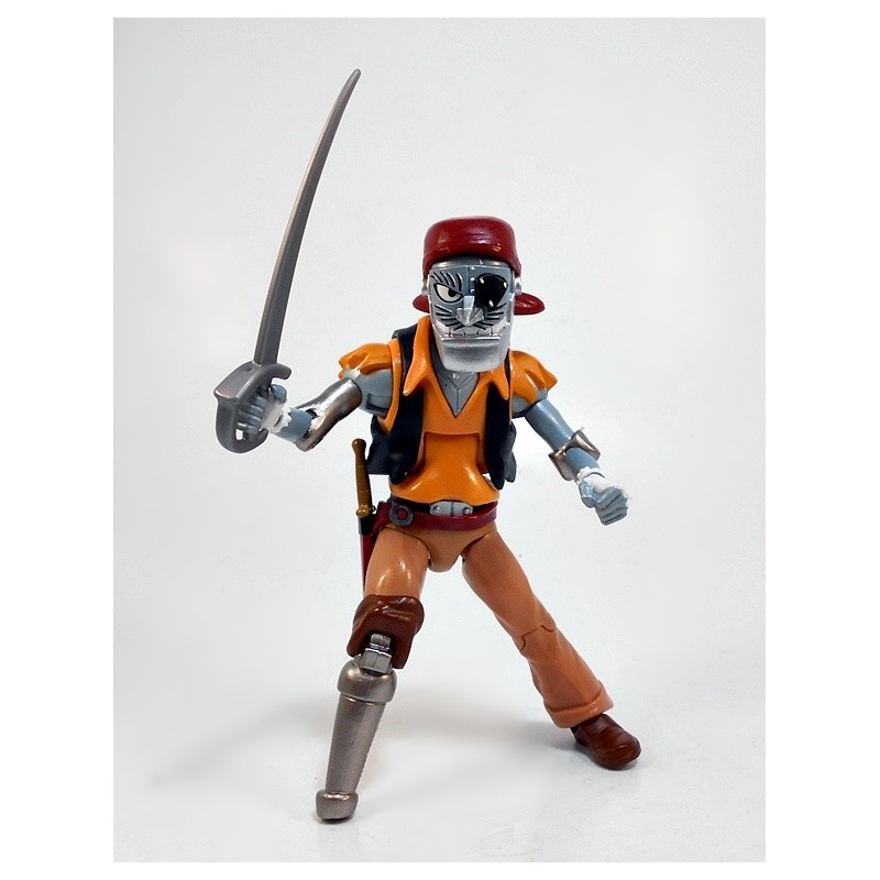Figura Thundercats Captain Cracker The Robotic Pirate Scoundrel Articulada 18 cms