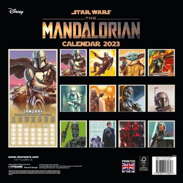 Calendario 2023 The Mandalorian Star Wars Grande