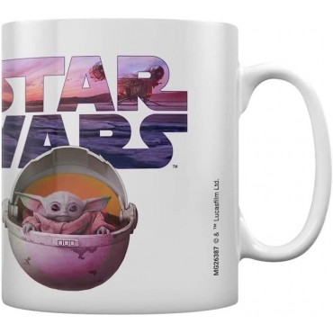 Taza Cuna Grogu The Mandalorian Star Wars Cerámica 320 mls