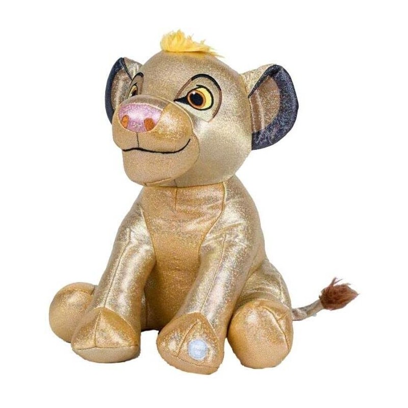 Peluche Simba El Rey León Disney 100 Aniversario Glitter 31 cms