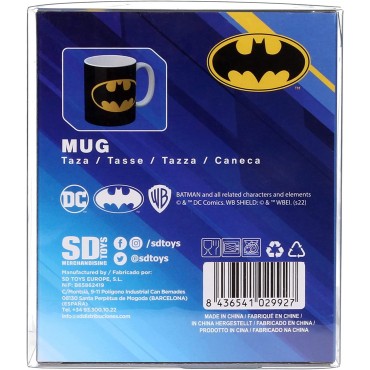 Taza Batman Logo DC Cerámica 320 mls