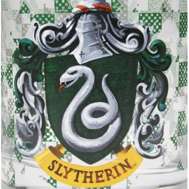 Vaso Slytherin Hogwarts Harry Potter Cristal 300 mls