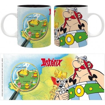 Taza Mapa Obélix Astérix y Obélix Cerámica 320 mls