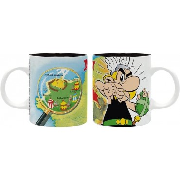Taza Astérix Mapa Astérix y Obélix Cerámica 320 mls