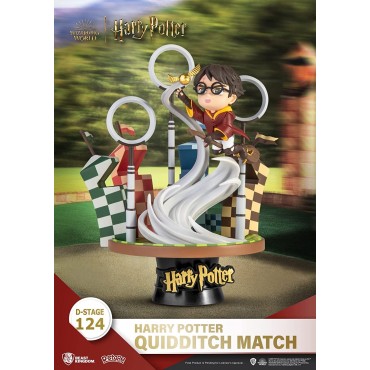 Figura Harry Potter Jugador de Quidditch Diorama 16 cms