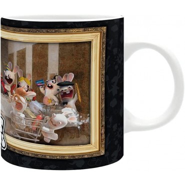 Taza Raving Rabbids Lapins Cretins Cerámica 320 mls 