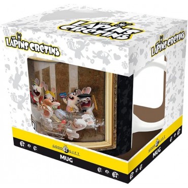 Taza Raving Rabbids Lapins Cretins Cerámica 320 mls 