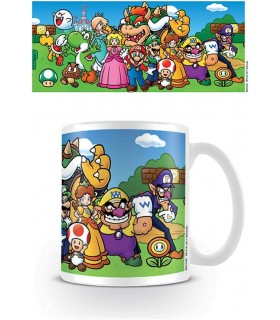 Taza Super Mario Bros Nintendo Cerámica 320 mls