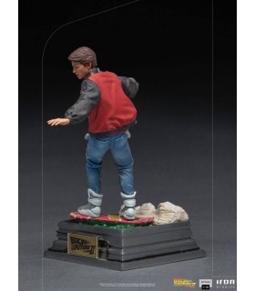 Figura Marty McFly con Aeropatín Back to the Future Regreso al Futuro II Edición Limitada Estatua 22 cms