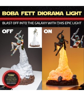 Lámpara Diorama Boba Fett Star Wars 