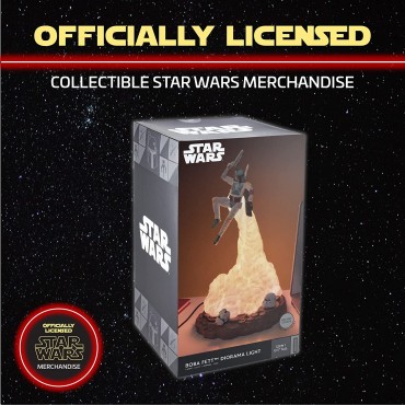 Lámpara Diorama Boba Fett Star Wars 