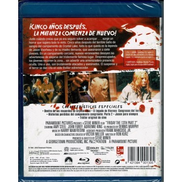 Viernes 13 - Segunda parte - BD [Blu-ray]