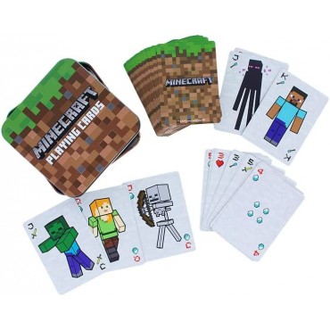 Juego De Cartas Minecraft Con Lata 