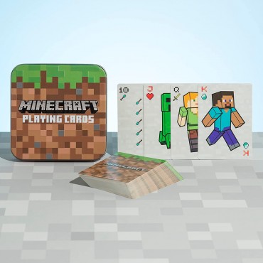 Juego De Cartas Minecraft Con Lata 