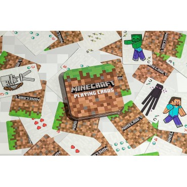 Juego De Cartas Minecraft Con Lata 