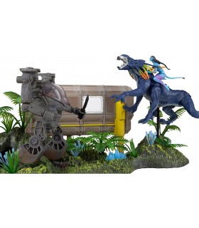 Set Figuras Batalla Del Shack Avatar Con Decorado