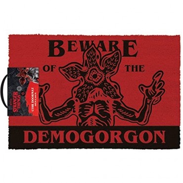 Felpudo Beware Of The Demogorgon Stranger Things Netflix 60 x 40 cms