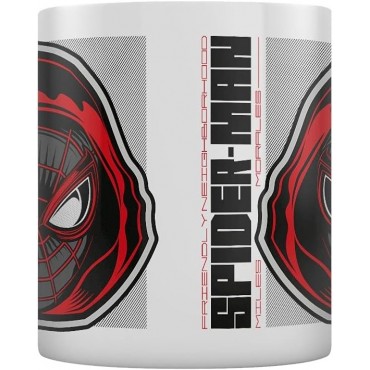 Taza Miles Morales Spider-Man Cerámica 315 mls