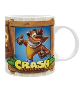 Taza Crash Bandicoot N Sane Cerámica 320 mls