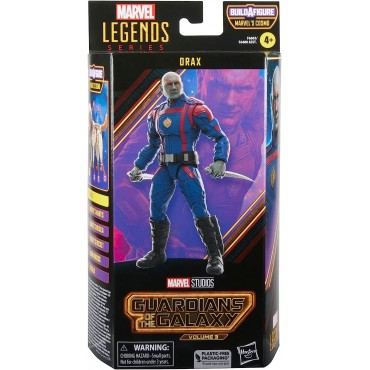 Figura Drax Guardianes De La Galaxia Vol. 3 Marvel Articulada 15 cms