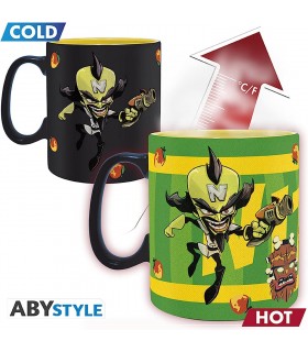 Taza Crash Bandicoot Cambia Con El Calor Térmica 460 mls