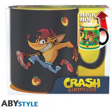 Taza Crash Bandicoot Cambia Con El Calor Térmica 460 mls