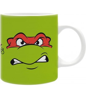 Taza TMNT Raphael & Michelangelo Las Tortugas Ninja Cerámica 320 mls