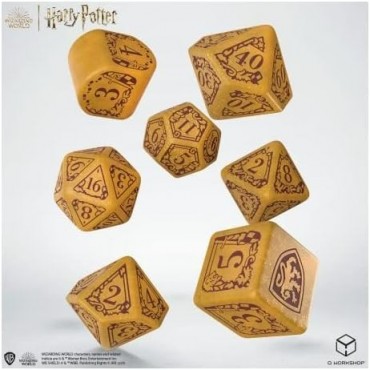 Set Dados Gryffindor Harry Potter Dorados