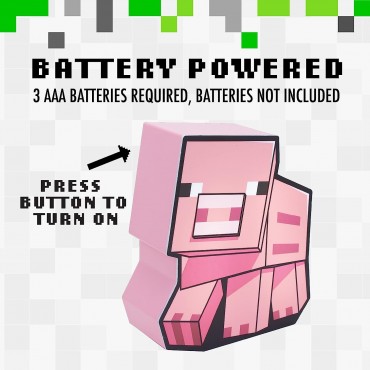 Lámpara Cerdo Minecraft (Pig Box)