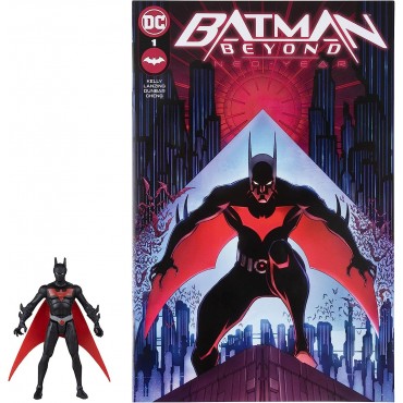 Figura Batman Beyond Page Punchers DC Con Cómic 8 cms