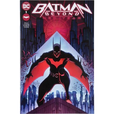 Figura Batman Beyond Page Punchers DC Con Cómic 8 cms