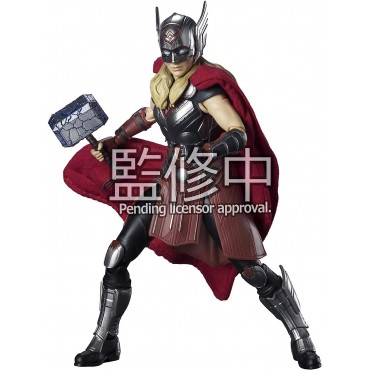 Figura Mighty Thor Jane Foster Thor Amor Y Trueno Marvel Articulada 15 cms