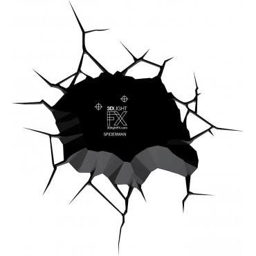 Lámpara 3D Mano De Spider-Man LED Marvel 