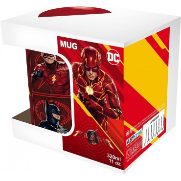 Taza Flash Grupo Batman Y Supergirl The Flash DC Cerámica 320 mls