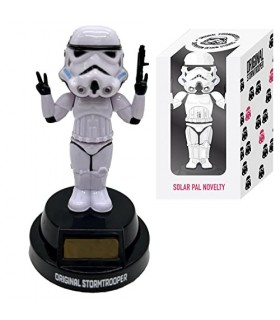 Figura Solar Soldado De Asalto Original Stormtrooper Símbolo Paz 12 cms