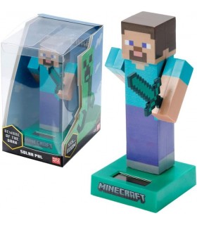 Figura Solar Steve Minecraft 12 cms