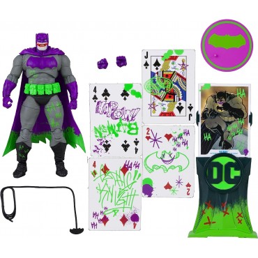 Figura Batman El Caballero Oscuro Regresa Jokerized DC Articulada 18 cms